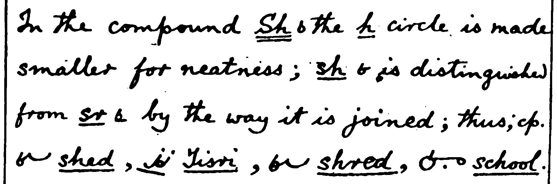 shorthand image