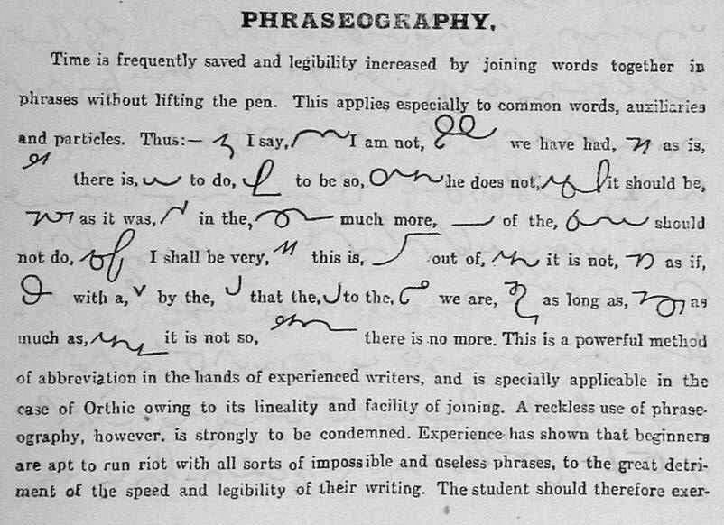 shorthand image