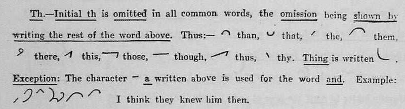 shorthand image